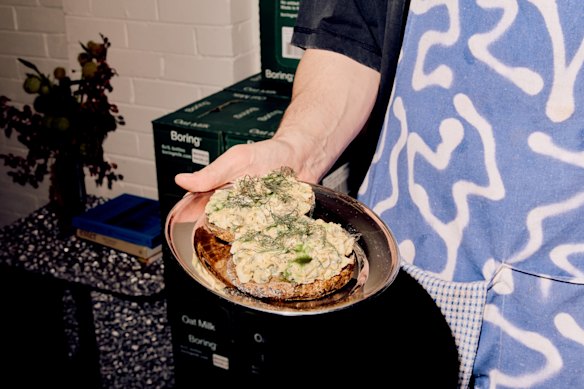 Tartine-style bagels are Masses’ specialty.