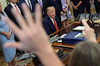 Donald Trump referred to his actions as “the ban on the free press”.