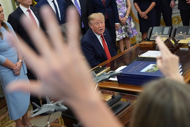 Donald Trump referred to his actions as “the ban on the free press”.