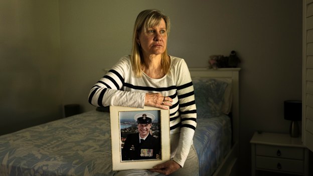 Julie-Ann Finney whose son, David, took his own life after serving in Australia’s defence force.
