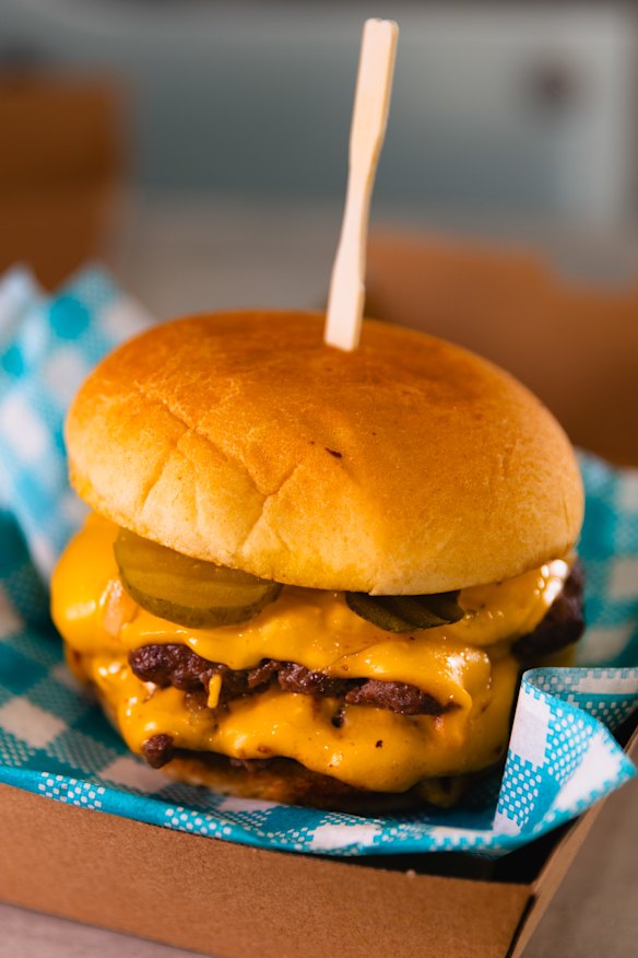 Beef burger.