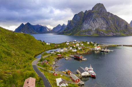 Postcard beauty: Hurtigruten Coastal Express between Bergen and Kirkenes.