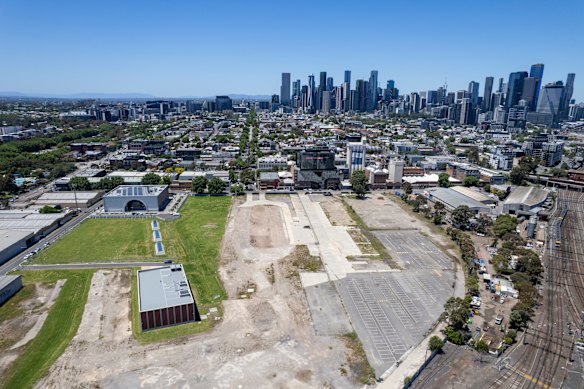 The area around Arden station.