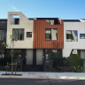 The kind of modern terrace housing envisaged by the low- and mid-rise planning reforms, most of which have been delayed until the end of 2024.