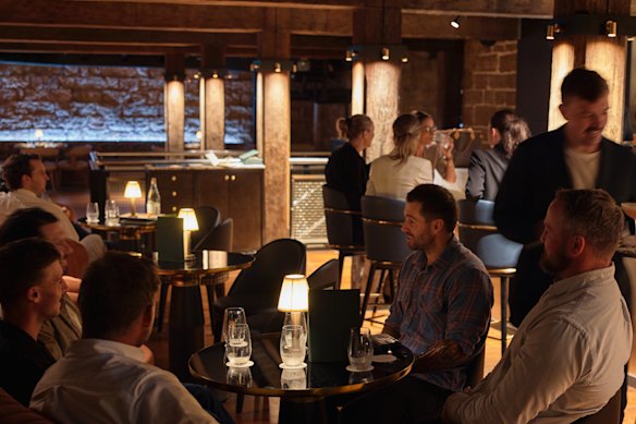 The Dining Room’s bar area.