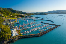 More superyachts berth at the Coral Bay Marina than anywhere else in Australia, according to Paul Darrouzet.