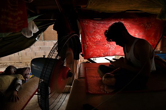 Resistance soldiers from Myanmar recover from wounds inflicted whilst fighting against the Myanmar military Junta.