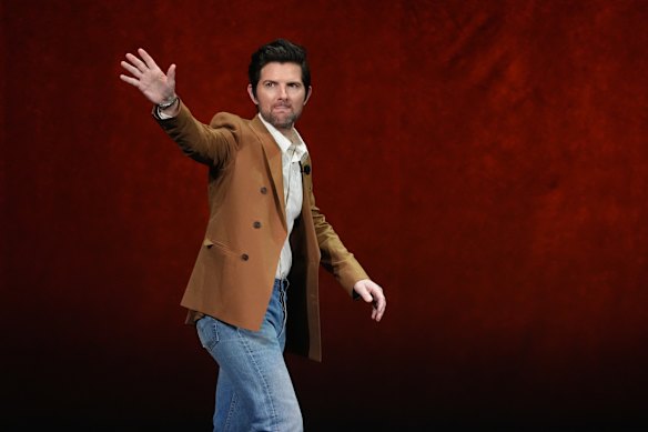 No more Mr Nice Guy: Adam Scott leans into his dark side in the horror film Hokum.