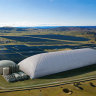 A rendering of what Energy Dome’s energy storage system could look like in Victoria’s Latrobe Valley.