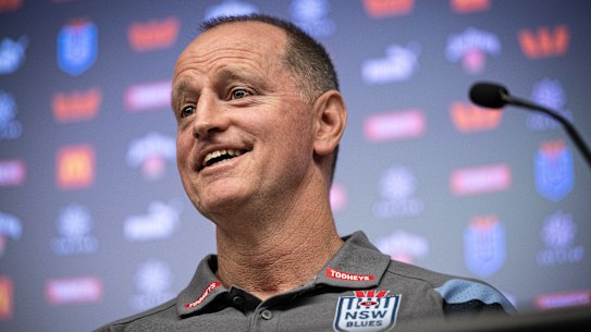 Blues coach Michael Maguire.