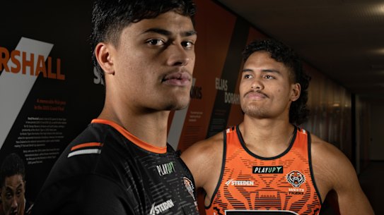 Tommy Talau and Shawn Blore are considered ‘new signings’ by coach Tim Sheens.