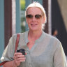 Renee Ferguson arrives at the Hobart Magistrates’ Court on Wednesday.