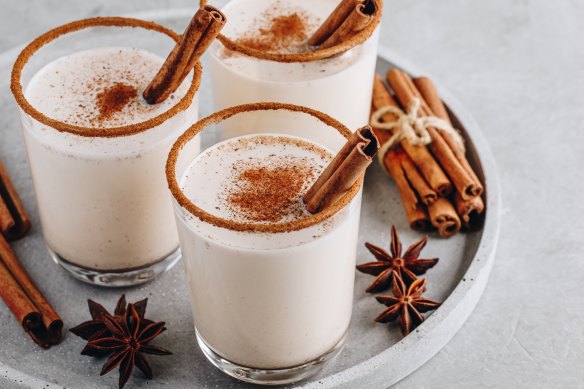 Eggnog is a meal unto itself.