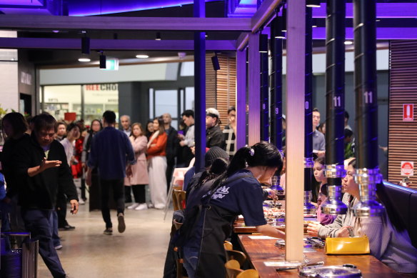 Diners waited for up to three hours to try the Butcher’s Buffet in Blacktown when it opened this winter.