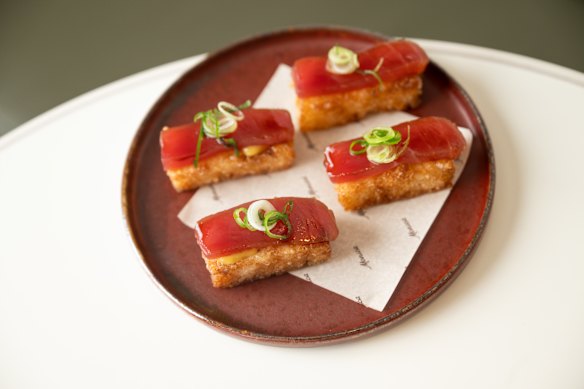 Soy-cured tuna.