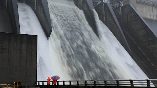 Warragamba Dam this week. 
