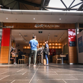 Located inside Southern Cross station.