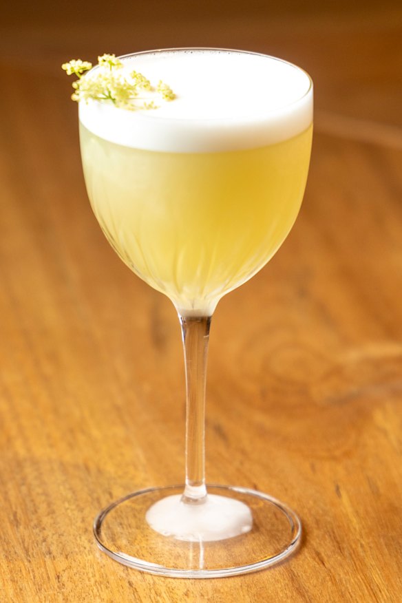 Appletini made with apples from the estate.
