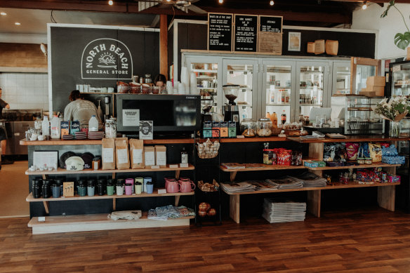 North Beach General Store in Mylestom after its latest refurb.