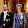 The Prince and Princess of Wales arrive for the state banquet at Windsor Castle on Wednesday.