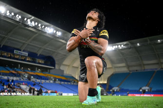 Panthers winger Brian Toâo.