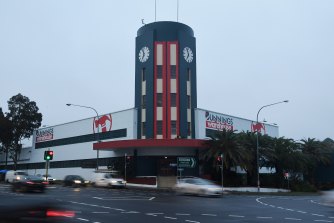 The Bunnings in Ashfield which has been listed as a COVID-19 close contact site.