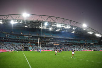 Rugby and football’s governing bodies are up in arms amid fears that the NSW government will walk away from upgrading Accor Stadium.