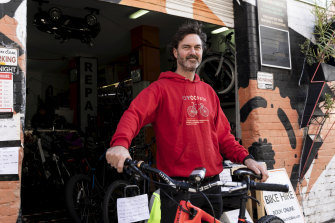 Jake Southall, founder and owner of Sydney Electric Bikes.