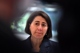 Premier Gladys Berejiklian said NSW is moving faster than the federal government’s projected vaccine rollout. 