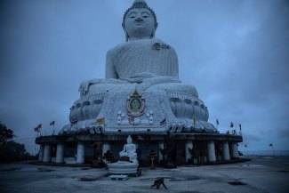The Big Buddha Statue in Phuket hasn’t seen nearly as many visitors as usual over the past year.