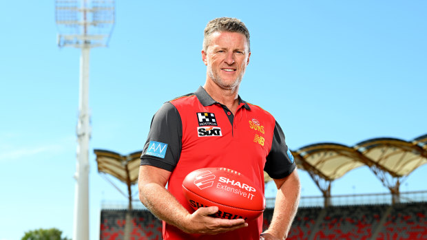Damien Hardwick arrives at Gold Coast with a sunny outlook on the club’s future.