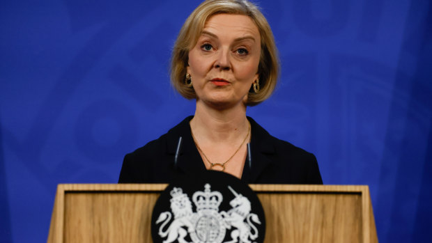 British Prime Minister Liz Truss.