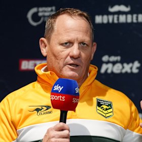 Australia coach Kevin Walters ahead of the first match in the series.