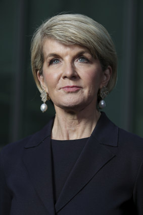 Former foreign affairs minister Julie Bishop.