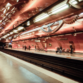 The Arts et Metiers station in Paris.