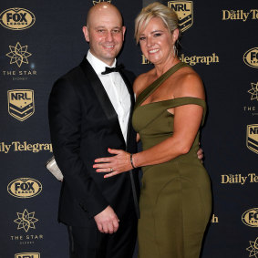  Todd Greenberg with his wife, Lisa.