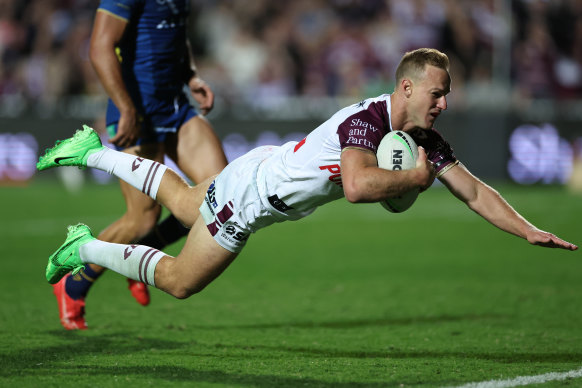 Daly Cherry-Evans scores in the second half.