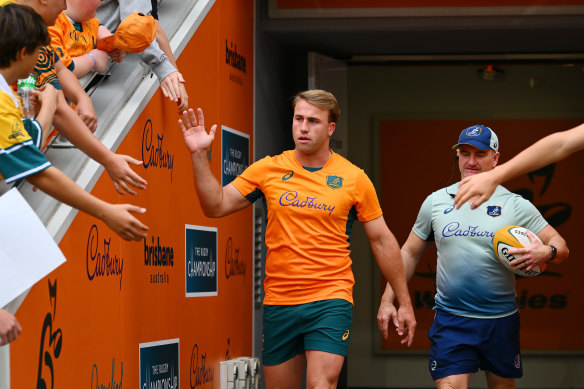 Hamish Stewart ahead of the Wallabies' clash with the Springboks in Brisbane.