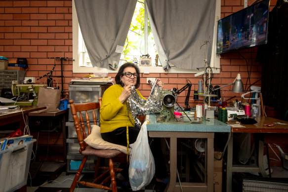 Dressmaker Connie Cantone-Matarazzo lives on Massey Avenue in Reservoir.