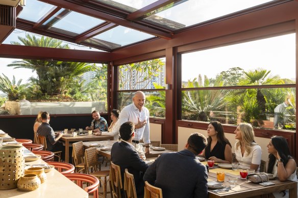 Hemmed with greenery, contemporary Mexican restaurant Lottie.