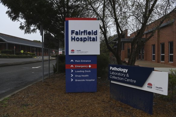 A student nurse worked at Fairfield Hospital before testing positive to COVID-19 this week.