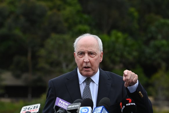 Former prime minister Paul Keating.