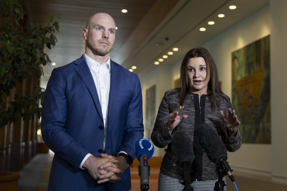Senator David Pocock and Senator Jacqui Lambie have flagged major concerns about the government’s industrial reforms.