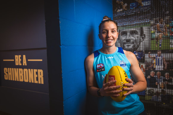 North Melbourne’s Emma King.