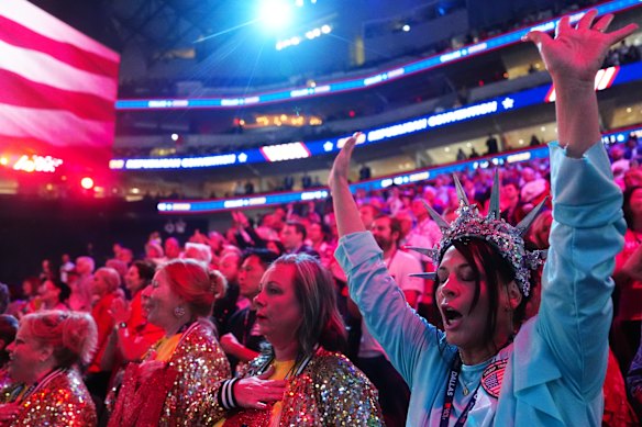 There’s plenty of patriotism on show as the Republican convention begins in Dallas.