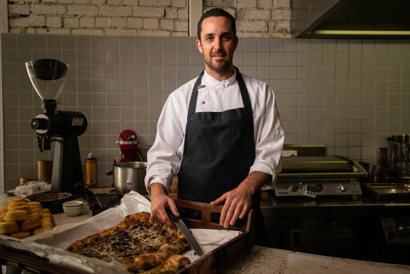 Ben Pollard, chef at Melbourne's Marion. 