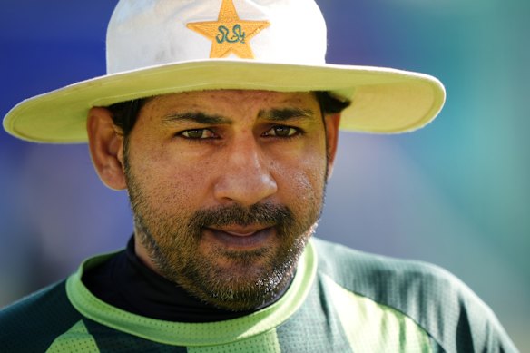 Pakistan’s head coach Sarfaraz Ahmed.