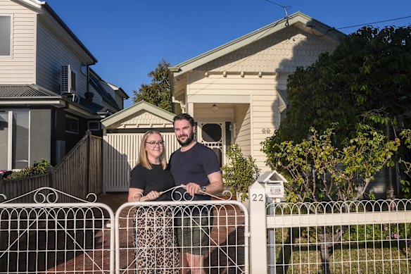 Gemma Smeding and Marc Hudec have bought a house after trying for nearly a year.