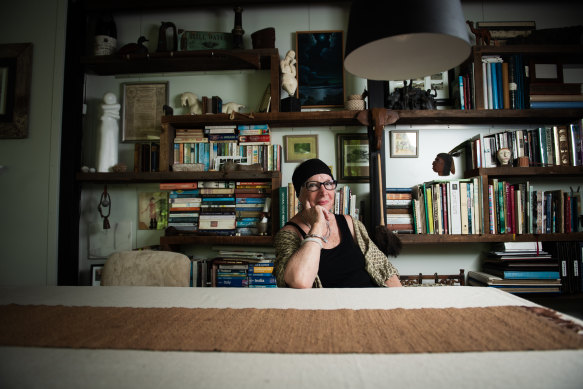 “I am just so thrilled. It means a lot to me, this sculpture”: Sculptor Loui Fraser at her home in Byron Bay.