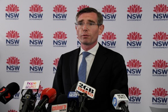 NSW Premier Dominic Perrottet. 